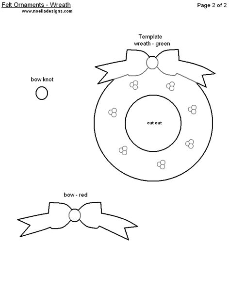 Template Free Printable Felt Christmas Ornament Patterns Web We Have