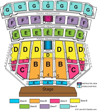 The seating features plush upholstery, significantly more legroom than most theaters, storage compartments beneath each seat, and lighting at the end of rows to assist guests in finding their seats. radio city music hall seating chart with seat numbers - Google Search (With images) | Radio city ...