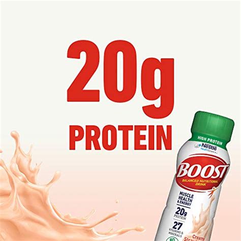 Boost High Protein Balanced Nutritional Drink Creamy Strawberry 8