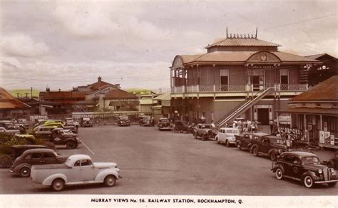 Railway Station Rockhampton Australia Late 1940s Flickr