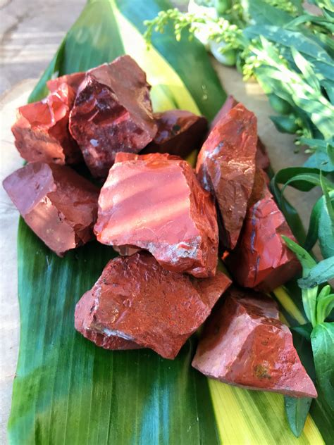 Raw Red Jasper Crystals Rough Chunks For Crystal Healing Etsy