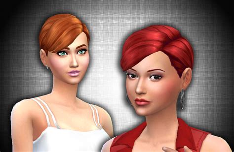 My Sims 4 Blog Kiara24 Short Silk Hair For Females