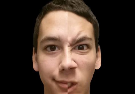 Create A Face Split Image By Charlespeshek