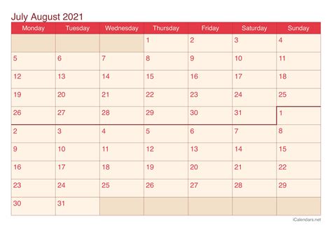 Blank Calendar June July August 2021 Printable Blank Calendar Template