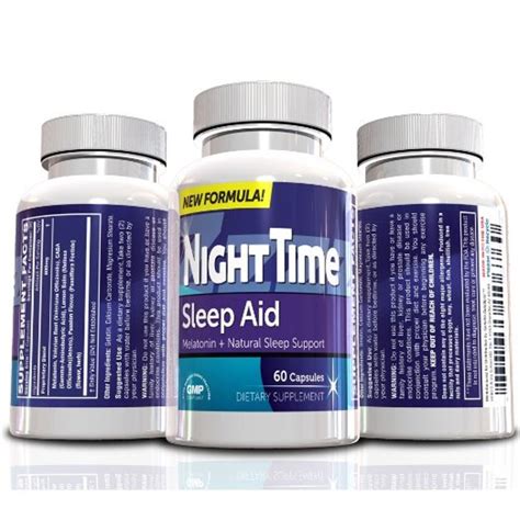 Sleep Aid Nighttime Sleep Aids For Adults 60 Capsules 30 Day Supply