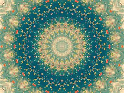 Trippy Psychedelic Indie Kaleidoscope Colorful Hippie Mandala