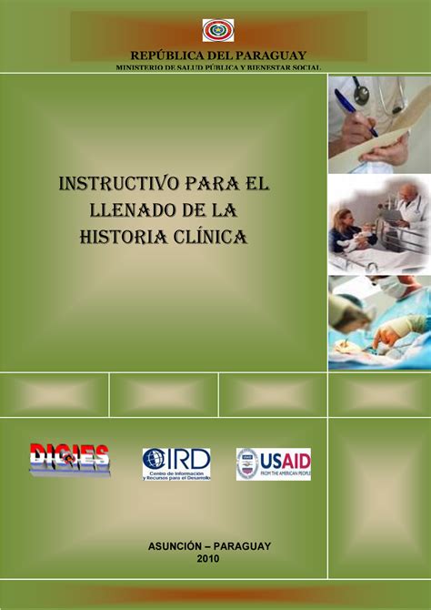 Instructivo Historia Clinica Rep Blica Del Paraguay Ministerio De
