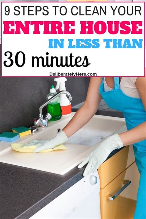 9 Ways To Clean Your House In Less Than 30 Minutes Deliberately Here