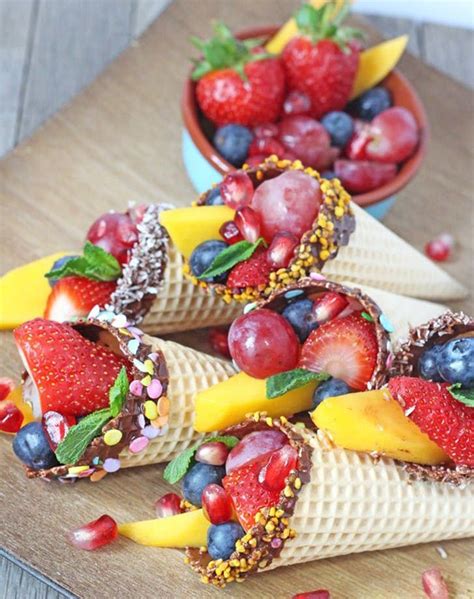 14 Healthy Dessert Recipes Your Kids Will Love Chocolate Dipped Fruit