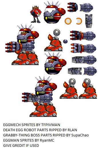 Eggmech Spritesnew Mech For Dreggman By Tfpivman On Deviantart
