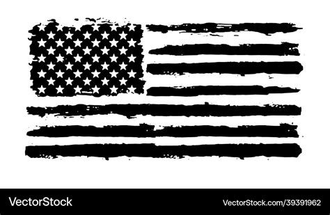Usa Flag Distressed American Flag With Splash Vector Image