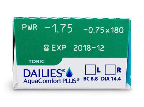 Dailies Aquacomfort Plus Toric 30 Torische Kontaktlinsen Alensa DE