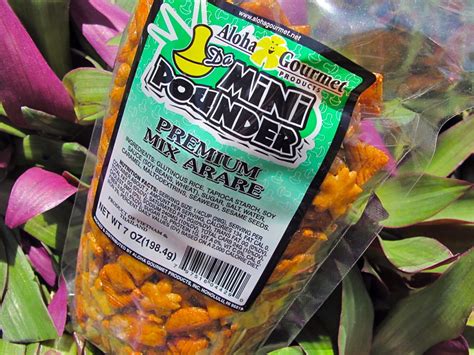 Da Mini Pounder Premium Mix Arare 7oz Aloha Gourmet Products Inc