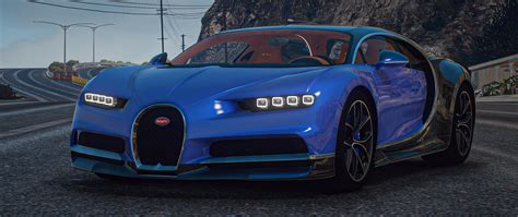 2017 Bugatti Chiron Add On Replace Gta5