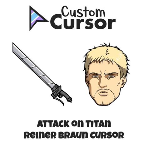 Attack On Titan Reiner Braun Cursors Custom Cursor In 2022 Attack