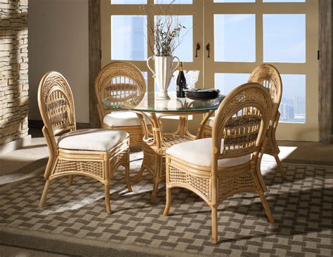 Rattan Furniture Tropical Dining Room New York By Wicker Paradise