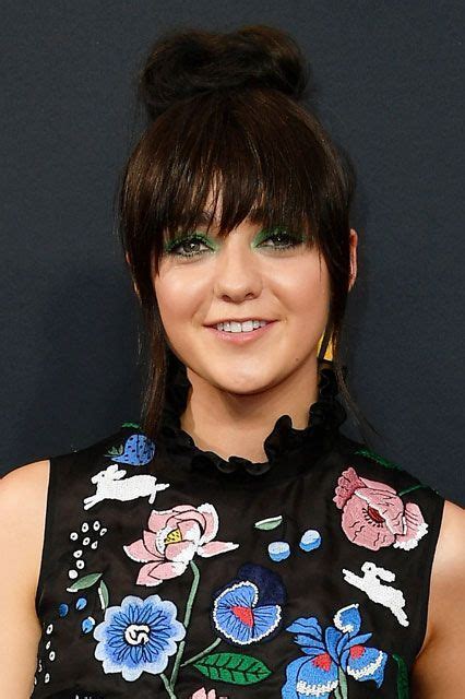 Maisie Williams Jumped On The Bangs Bandwagon Though Admittedly