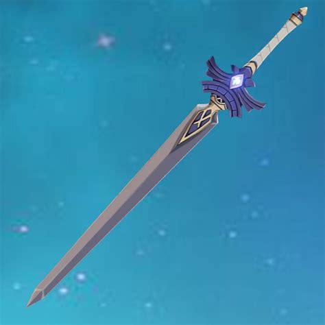 Cool Acier Genshin Impact Kaeya Sword Modèle 3d Etsy