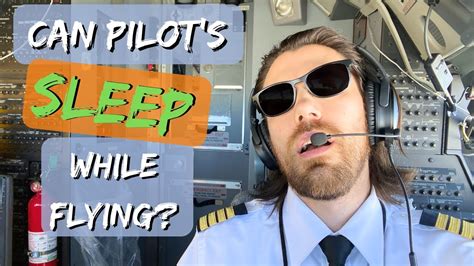 Can Pilots Sleep While Flying Pilot Sleep Technique Youtube