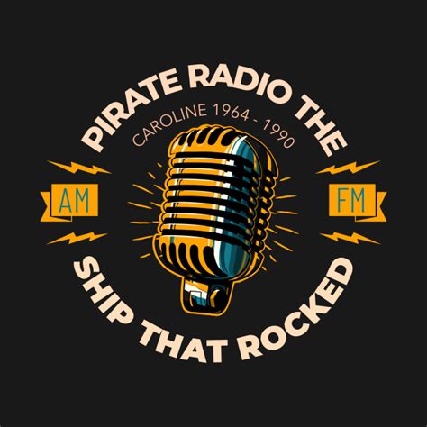 Caroline Retro Pirate Radio The Ship That Rocked - Caroline - T-Shirt ...