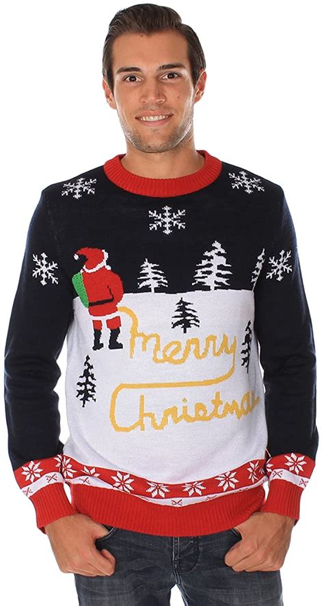 tipsy elves men s ugly christmas sweaters hiliarious holiday comfy pullovers ebay