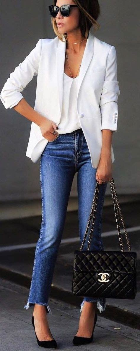 how to wear white blazer work outfits business casual 48 ideas spring work outfits summer