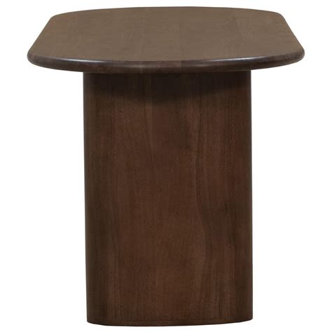 Cool contemporary furniture at great prices. Olivia Modern Classic Dark Brown Acacia Oval Dining Table ...