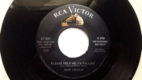 Please Help Me Im Falling My Old Home Town Hank Locklin 1960