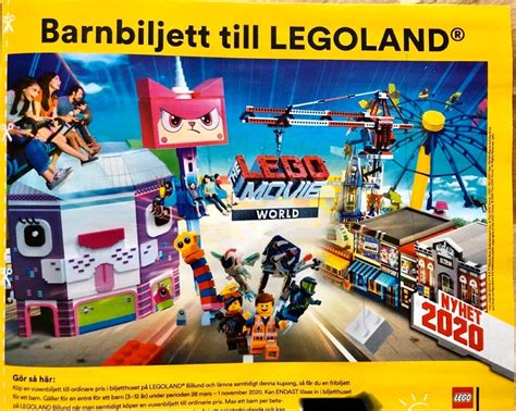 Barnbiljett Till Legoland 385516022 ᐈ Köp På Tradera