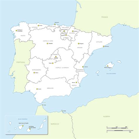 La première chose à faire pour connaître véritablement l'espagne et sa culture est de partir à la découvrir ses incroyables régions. Cartes Espagne