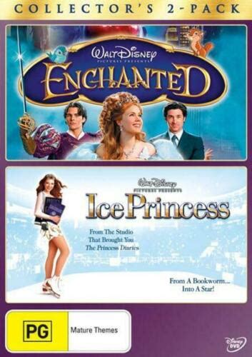 Disney Enchanted Disney Ice Princess Dvd 2 Discs 2 Movies Brand New