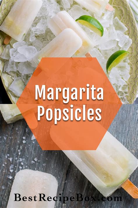 Margarita Popsicles Recipe Boozy Cocktail Pops Best Recipe Box