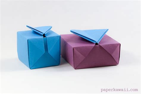 Origami Gatefold Box Instructions Origami Gatefold Box Crafts Diy