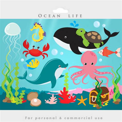 Download High Quality Under The Sea Clipart Life Transparent Png Images