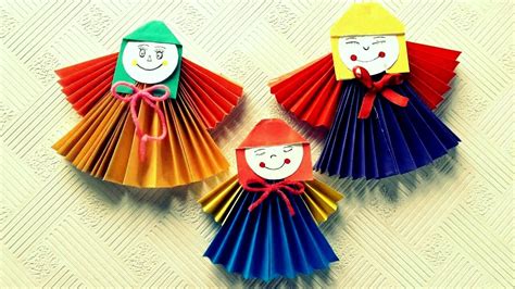 How To Make Origami Doll By Paper Youtube