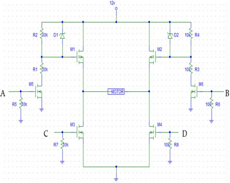 H Bridge Circuit Using Power Mosfet Download Scientific Diagram