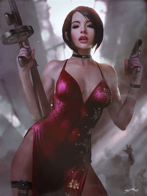 Resident Evil Remake Ada Wong In Green Heart Bikini Pc My Xxx Hot Girl