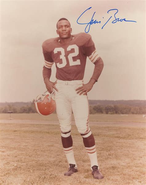 Todd Mueller Autographs Jim Brown Signed Vintage Photograph
