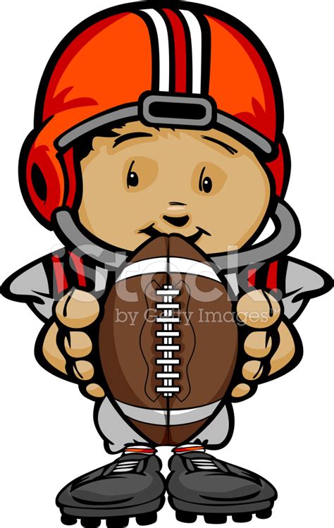 Compete in american soccer (football) tournament with three players from adventure time, ben 10 toon cup 2020 was developed by cartoon network. Smiling Football Kid With Helmet Holding Ball Vector ...