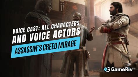 Assassins Creed Mirage Coice Cast All Characters And Voice Actors