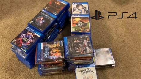 2020 Playstation 4 Ps4 Collection Over 100 Games Youtube