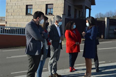 Concello de Mos Visita ás obras de mellora da Seguridade Viaria no