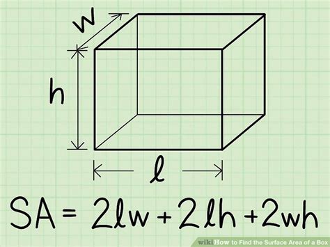 3 Ways To Find The Surface Area Of A Box Wikihow