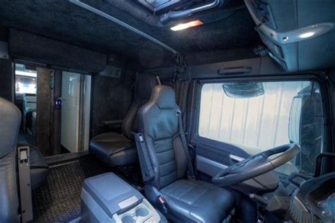Man Tgs 26480 6x6 Expedition Truck Cab Interior Note Sideway Rear