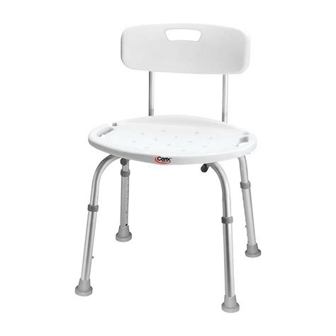 Carex Health Brands Bath And Shower Seat With Back 1 Ea
