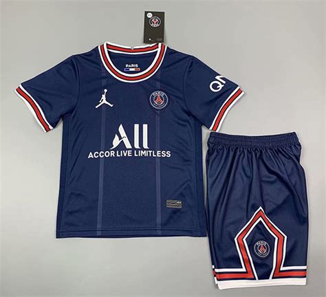 Psg Messi Paris Saint Germain Home Jersey Kids Kit 202122