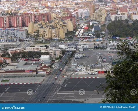 Gibraltarspain Border Crossing Editorial Stock Image Image Of Roque