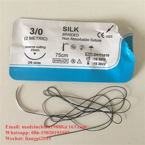 China 40 Silk Suture For Patient China Surgical Suture Medical Supply
