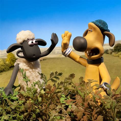 Shaun And Bitzer Shaun The Sheep Sheep Cartoon Aardman Animations