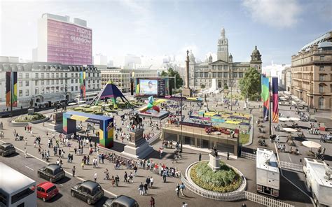 George Square To Serve As Glasgow Hub August News Architecture In Profile The